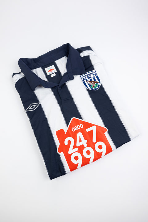 West Brom 2010-11 Football Shirt made by Umbro size XL