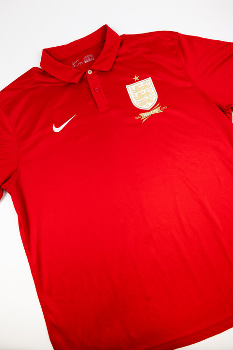 England 2013 football shirt made by Nike size XXL