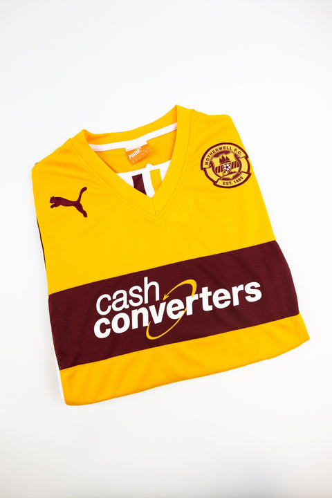 2013-14 Motherwell FC football shirt made by Puma size Small