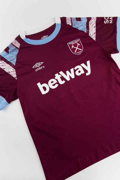 West Ham United 2022-23 football shirt made by Umbro size Large