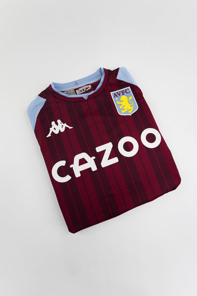 2021-22 Aston Villa football shirt made by Kappa size small