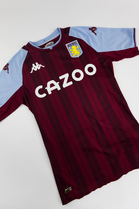 2021-22 Aston Villa football shirt made by Kappa size small