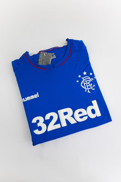 2018-19 Rangers FC Football shirt made by Hummel size XL