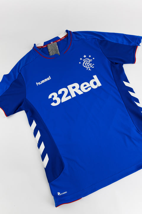 2018-19 Rangers FC Football shirt made by Hummel size XL