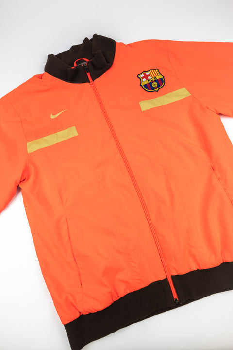 Barcelona 2009-10 full zip jacket made by Nike size Medium.