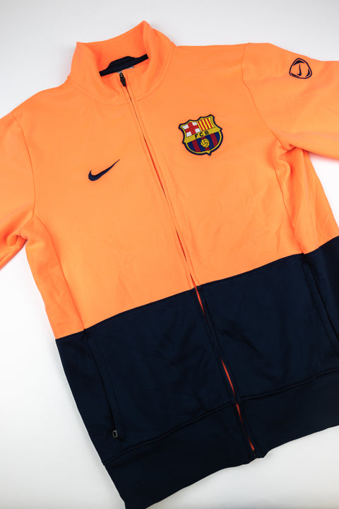 Barcelona 2010-11 Full Zip Jacket made by Nike size Medium.