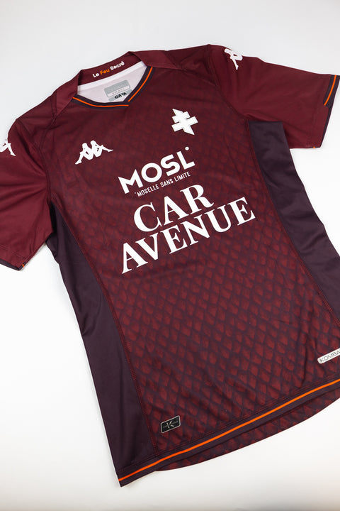 FC Metz 2023-24 football shirt made by Kappa size Small.