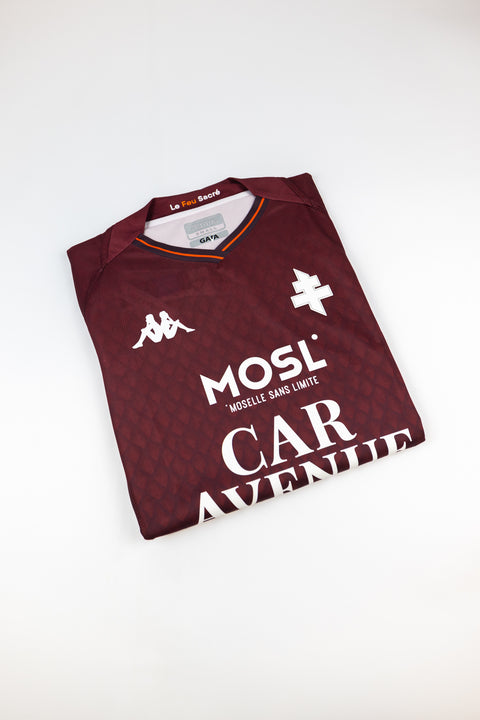 FC Metz 2023-24 football shirt made by Kappa size Small.