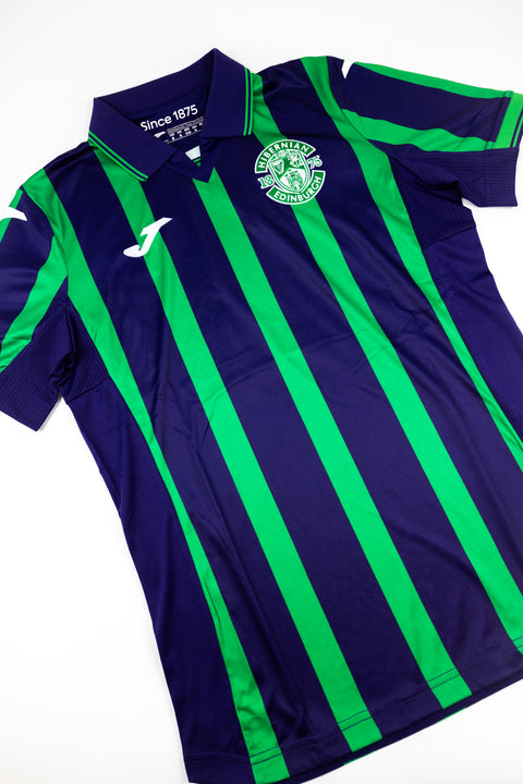 Hibernian 2024-25 football shirt made by Joma size small.