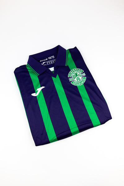 Hibernian 2024-25 football shirt made by Joma size small.