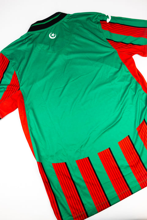 MC Alger 2022-23 football shirt made by Joma available in various sizes.