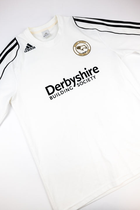 Derby County 2007-08 football shirt made by Adidas size Medium.