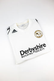 Derby County 2007-08 football shirt made by Adidas size Medium.