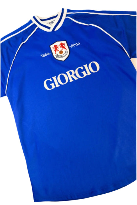 Millwall FC 1999-01 football shirt made by Strikeforce size Large.