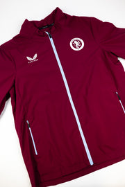 Aston Villa 2023-24 windbreaker made by Castore available in various sizes.