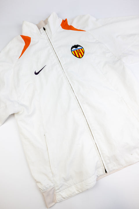 Valencia CF 2005-06 full zip jacket made by Nike size Medium.