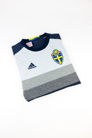 Sweden 2016-17 Football Shirt made by Adidas size Small.